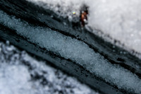A crack in a frozen river surface_Tagish 1
