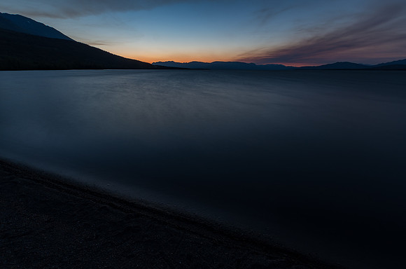 After sunset_Dezadeash Lake_Kluane National Park 1